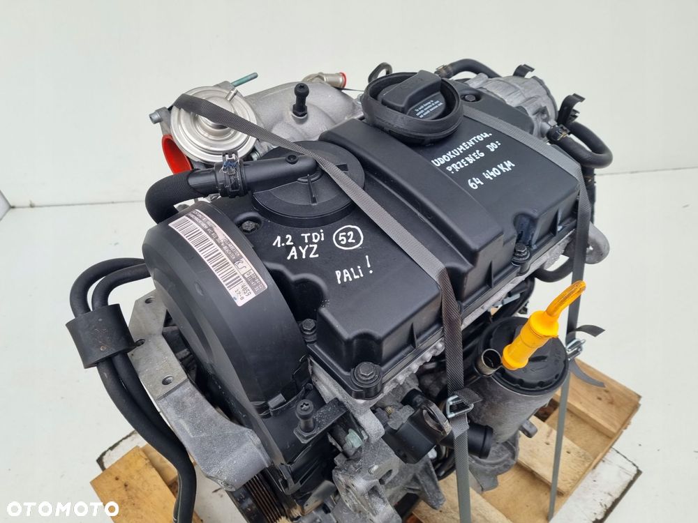 SILNIK KOMPLET VW Lupo 1.2 TDI 61KM udokumentowany 64tyś AYZ - 6
