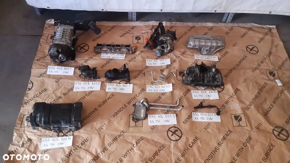 SILNIK BLOK SILNIKA OSPRZĘT Z SILNIKA CAV 1.4 TSI 160KM - 4