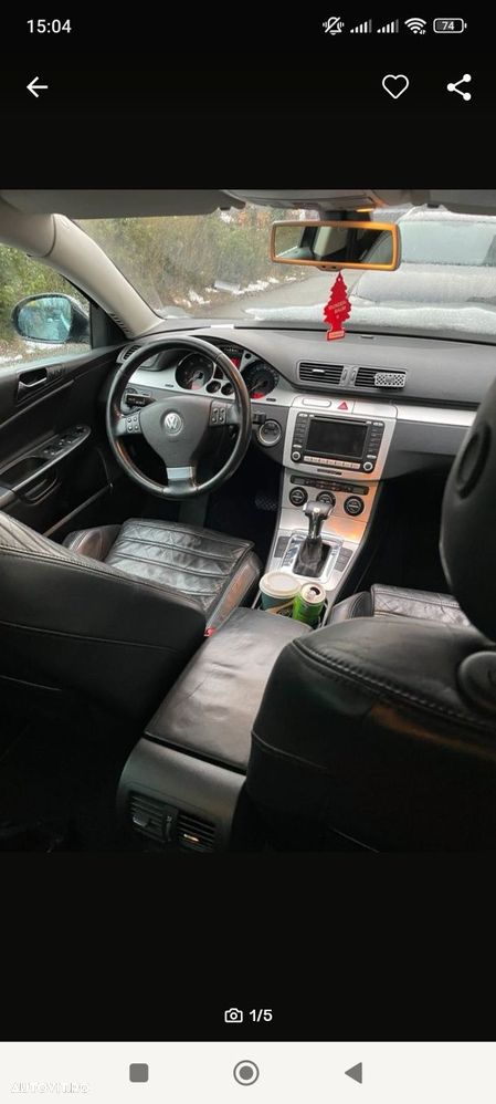 Sertărașe bord cu trimuri și buton avarii Volkswagen Passat B6 - 5
