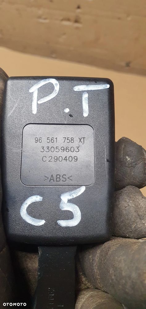 Zapinka pasa tył tylna Citroen C5 III 96561758XT - 5