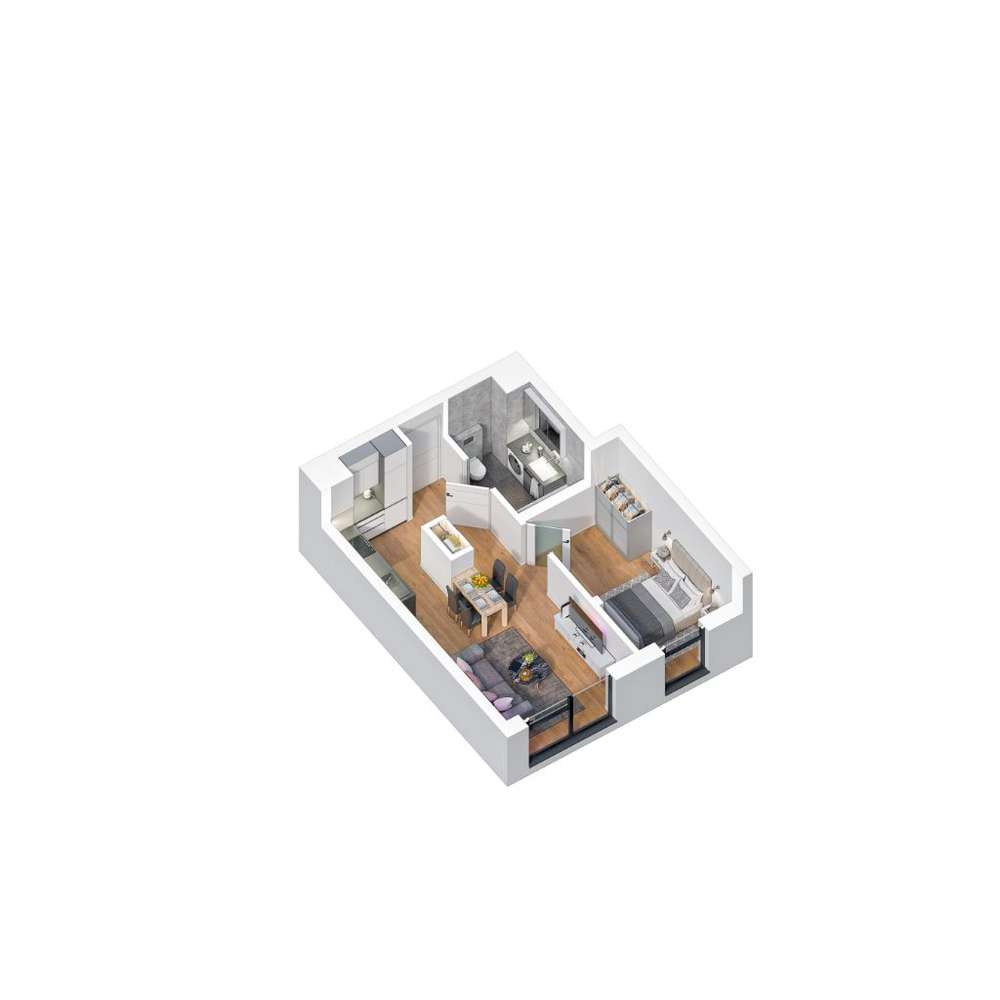 Apartament na II piętrze Satis House I.M 2.2