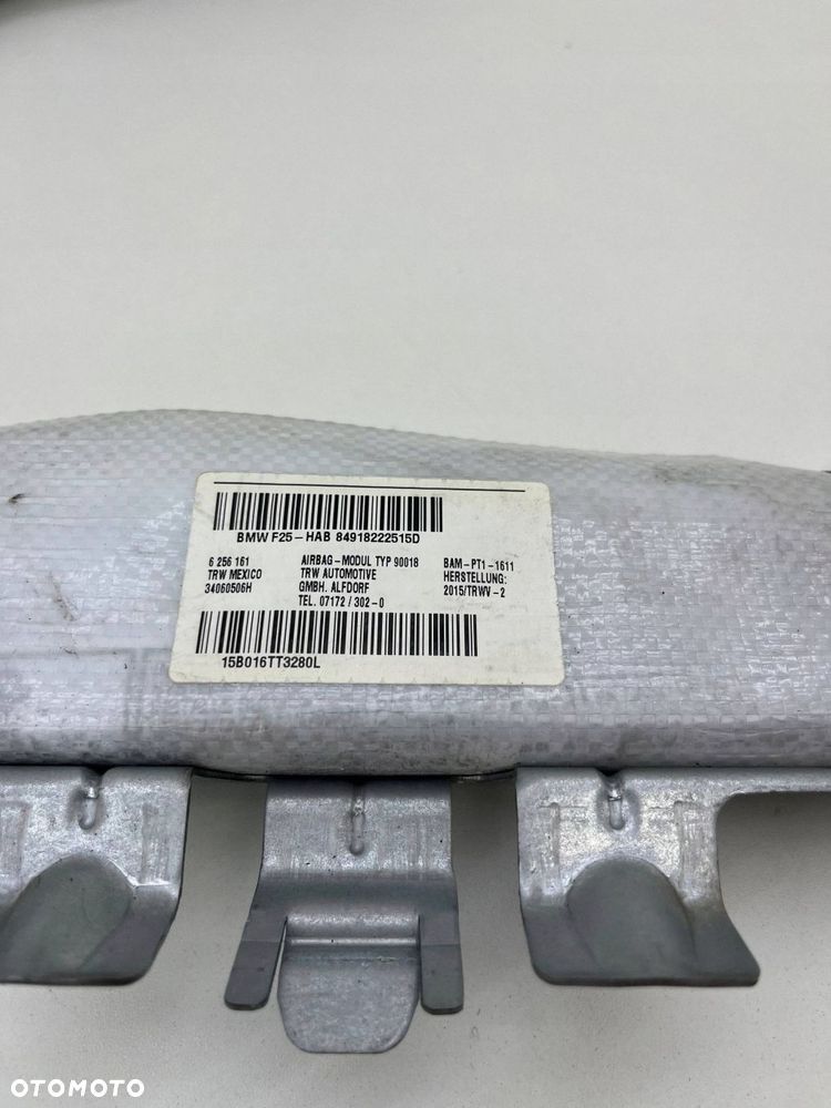 BMW X3 F25 KURTYNA POWIETRZNA AIRBAG LEWA 9182225 - 2