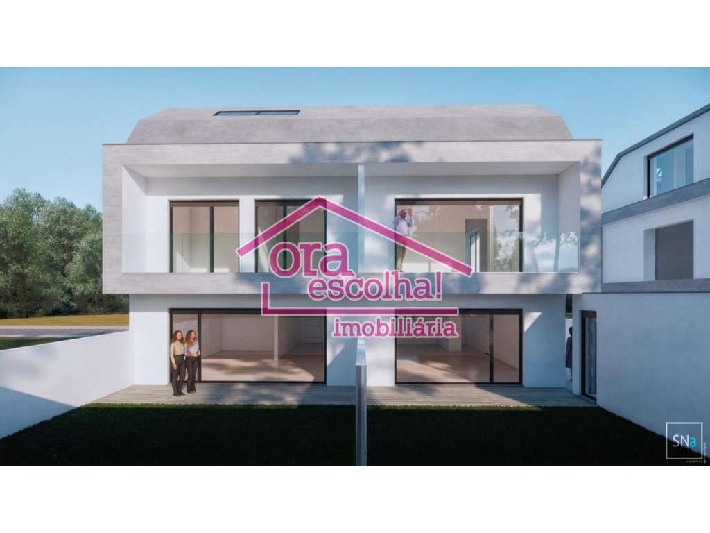 Moradia T3 Geminada NOVA com PISCINA e Pérgola - Fernão Ferro! - Grande imagem: 2/9