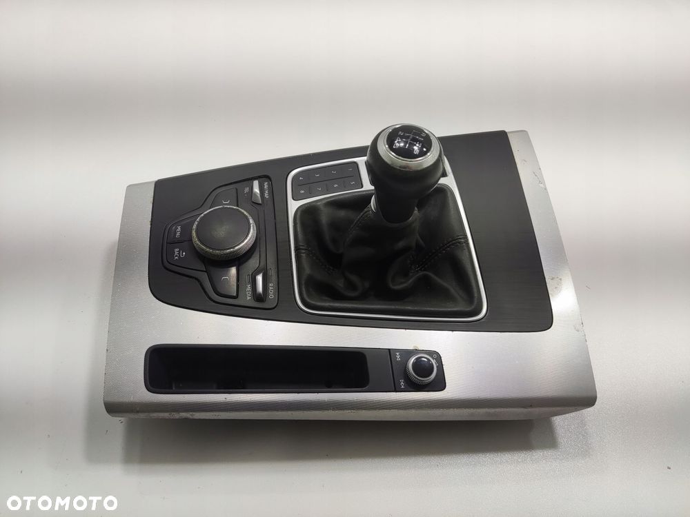 wybierak biegów ramka panel mmi tunelu środkowego audi q5 ii 80a 2016-2020 - 3