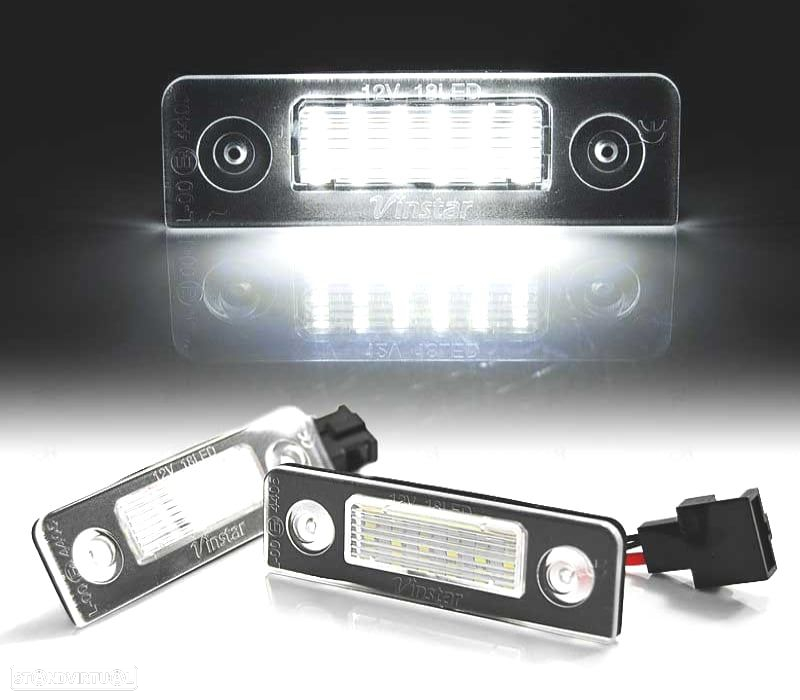 LUZES MATRÍCULA LED SKODA OCTAVIA 09-12 ROOMSTER 06-10 CANBUS - 3