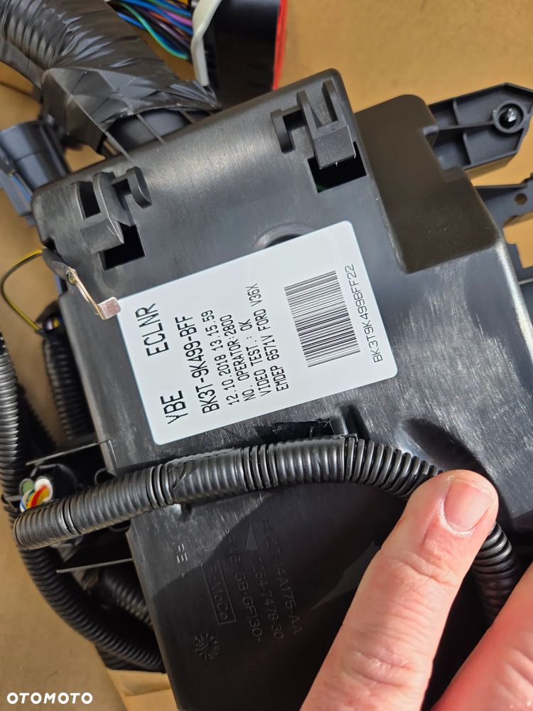 instalacja wiązka Ford Transit MK-8 Custom BK3T-9K499-BFF 2167722 BK3Z-9K499-BF skrzynka bezpieczników BSI Exhaust Emission control - 7