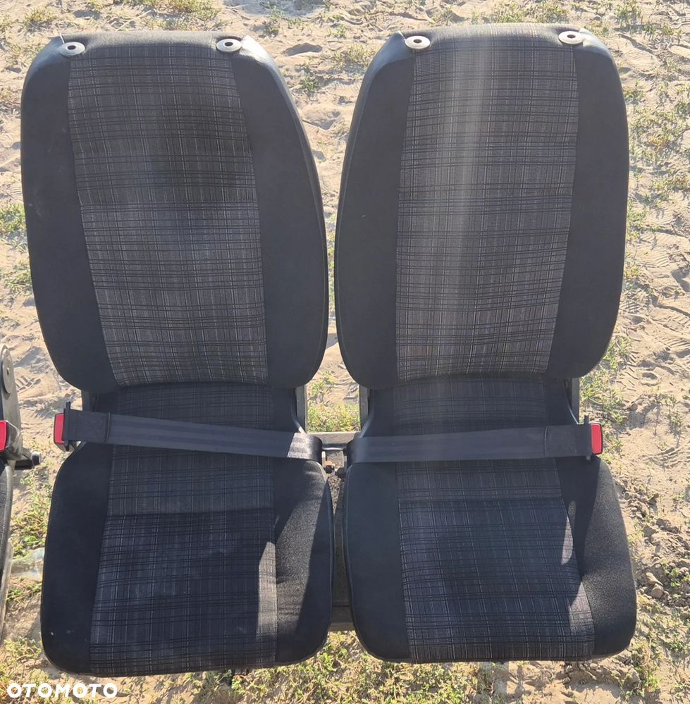 Fotel Siedzenie Ławka Kanapa 2-Osobowa Tył Z Pasami Bezpieczeństwa Mercedes Sprinter 906 Volkswagen Crafter - 3