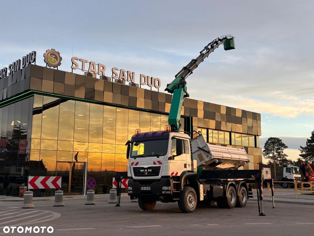 MAN TGS 26.440 6x6 PALFINGER PK 36002 HDS Żuraw Kosz Wywrotka - 18