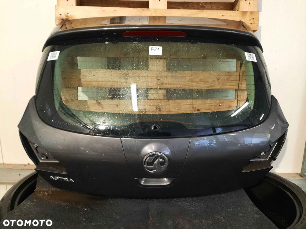 / KLAPA TYŁ TYLNA BAGAŻNIKA OPEL ASTRA J IV 4 Z177 SZARY 5D 5 DRZWI HB
