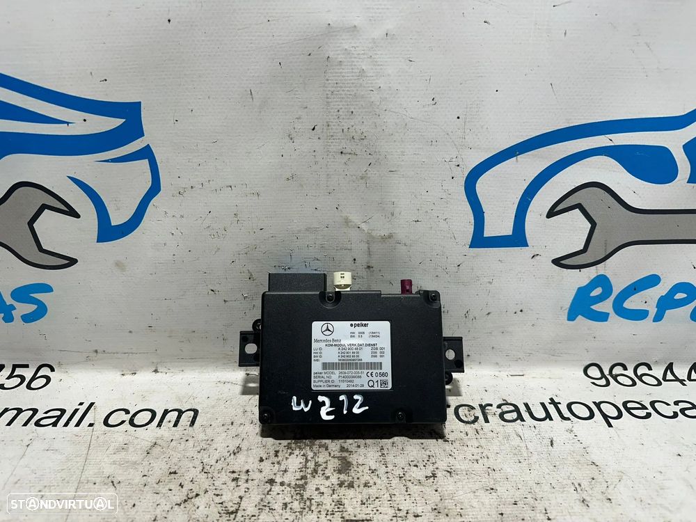 .Módulo Radio Eletronico Receptor Digital DAB Amplificador Antena Telematics Original Mercedes Benz A2429004801 2013 - 2016