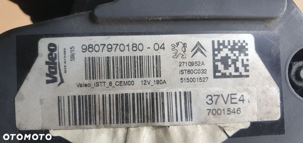Alternator prądnica Start stop Peugeot 508 I Lift 1.6 HDI EHDI 9646476180 - 7