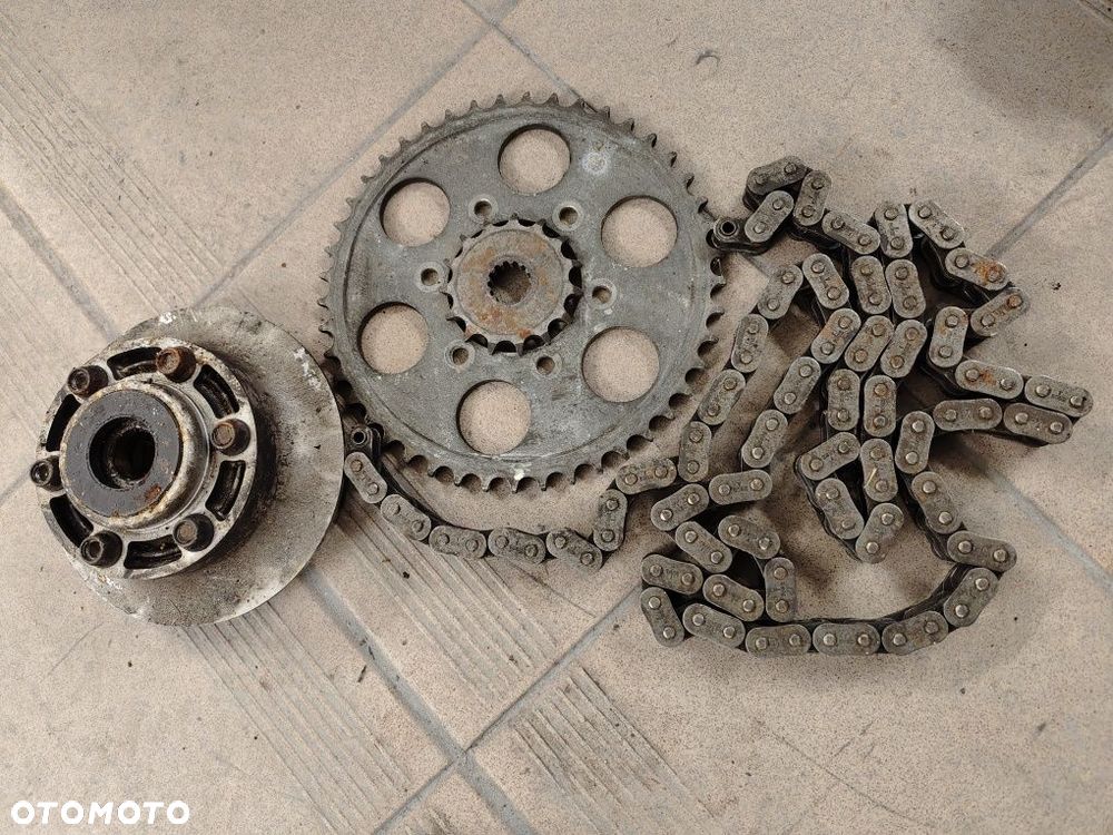 Suzuki Bandit GSF 1200  napęd podnóżek zacisk tył rozrusznik dekiel - 7