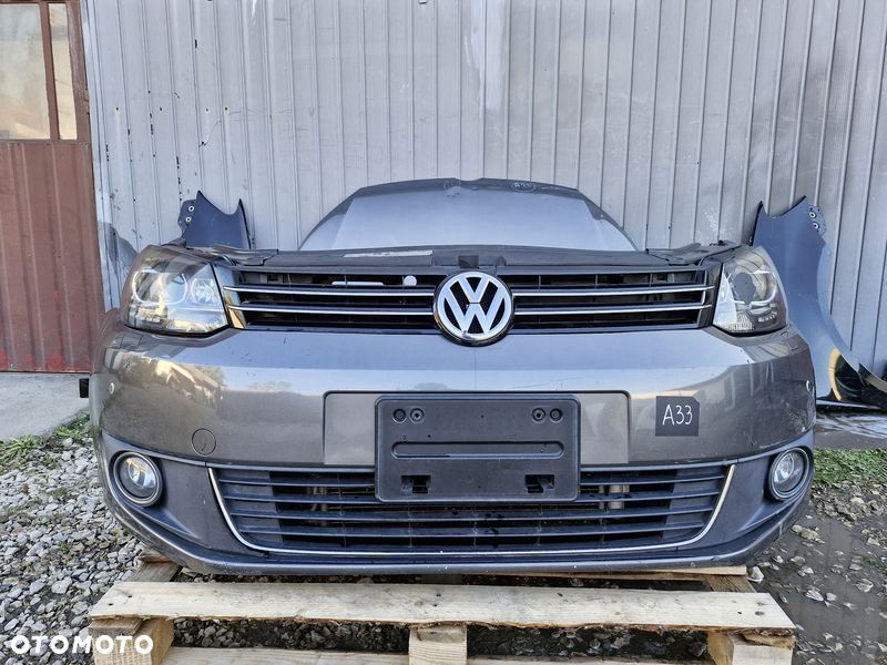 VOLKSWAGEN TOURAN II PRZÓD KOMPLETNY MASKA ZDERZAK CHŁODNICE LAMPA CADDY - 7