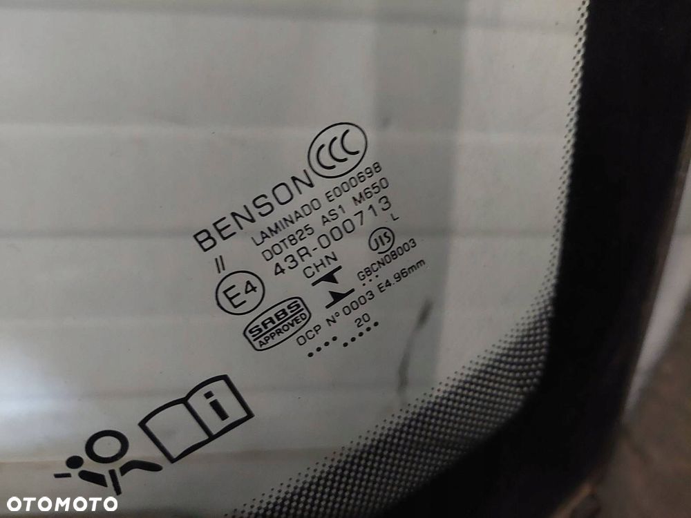 SZYBA CZOŁOWA PRZEDNIA SENSOR OPEL CORSA D MAZOWSZE - 3