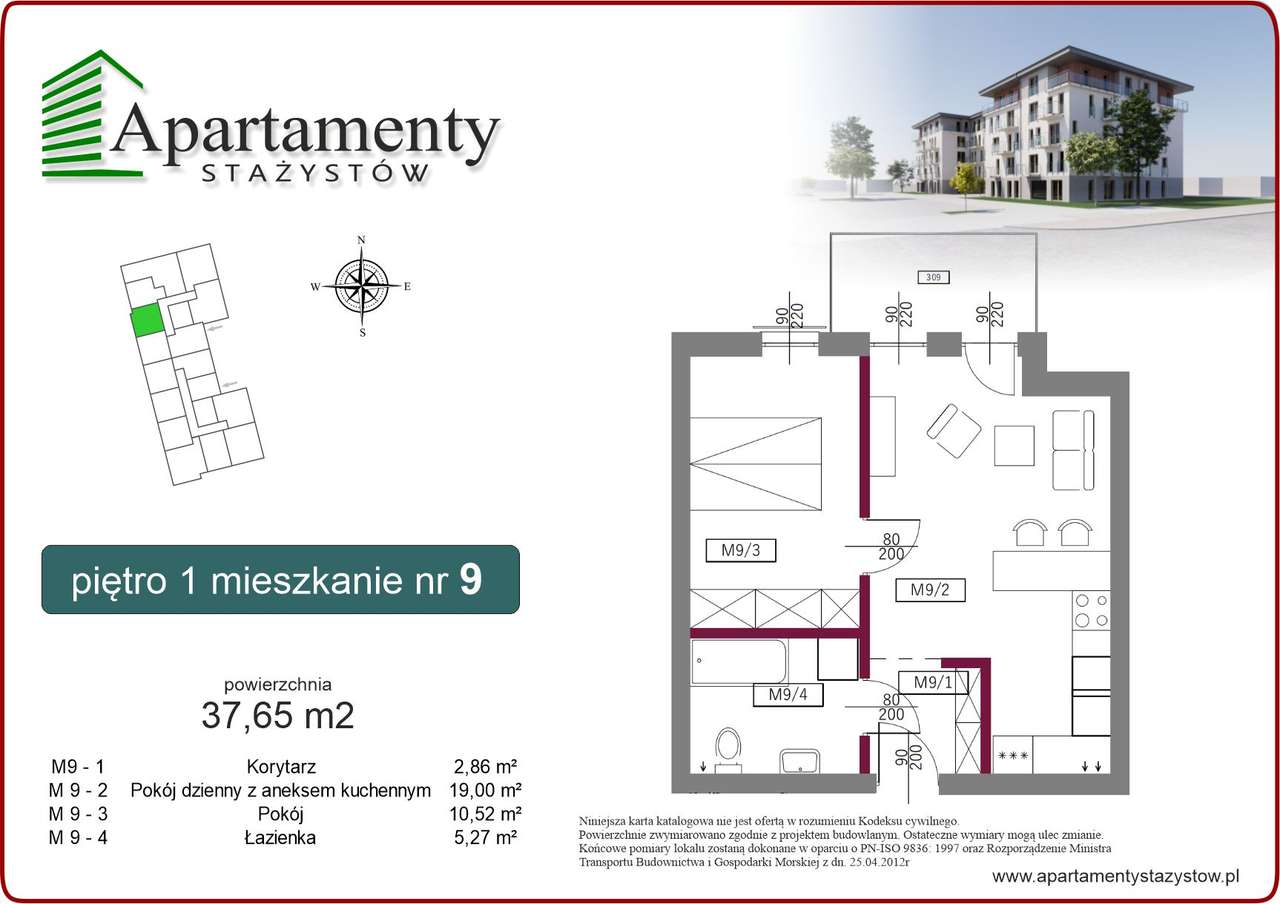Idealne mieszkanie na start lub inwestycję – balkon, winda, siłownia!