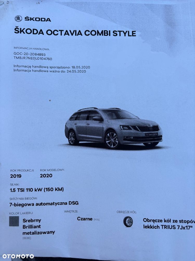 Skoda Octavia 1.5 TSI GPF ACT Style DSG - 12