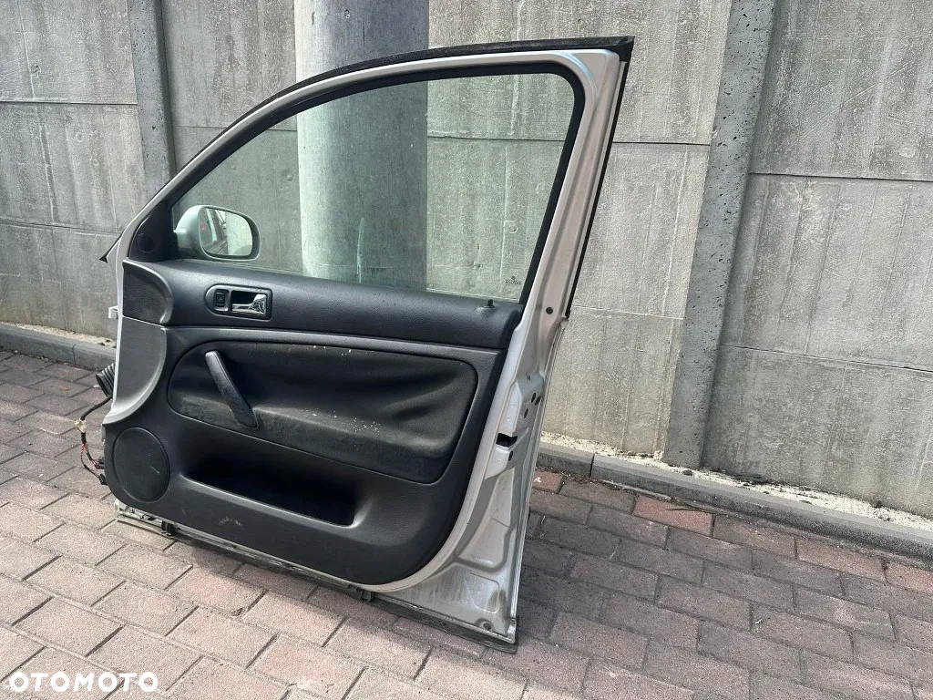 Drzwi Przednie Prawe Przód Kompletne Vw Passat B5 Lift 2001-2005 Srebrny Met. - 8
