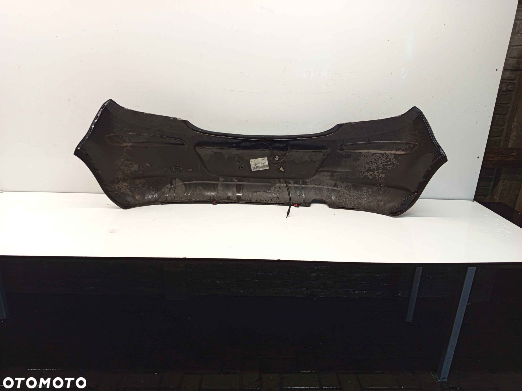 ^ ZDERZAK TYŁ TYLNY OPEL CORSA D Z168 SZARY POPIELATY 3D 3 DRZWI HB - 5