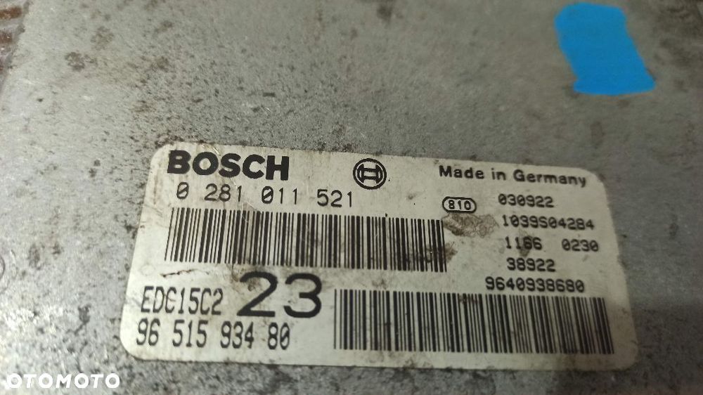 #KOMPUTER CITROEN XSARA PICASSO 2.0 HDI nr 9651593480 - 4
