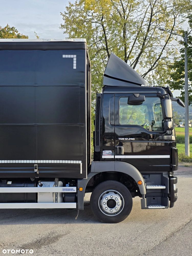 MAN TGM 12.290 / 15.290 / E6/ FIRANKA /BOCZNE DRZWI / BURTO-FIRANKA / 18PALET / WINDA / NISKI PRZEBIEG / 2018/ CAŁY NA PODUSZKACH / SERWISOWANY - 9