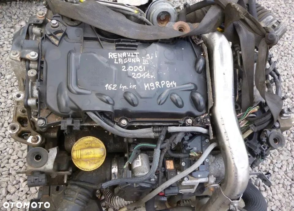 SILNIK SŁUPEK BEZ OSPRZĘTU  RENAULT LAGUNA III LIFT 2012R 2.0 DCI M9RP814 - 1
