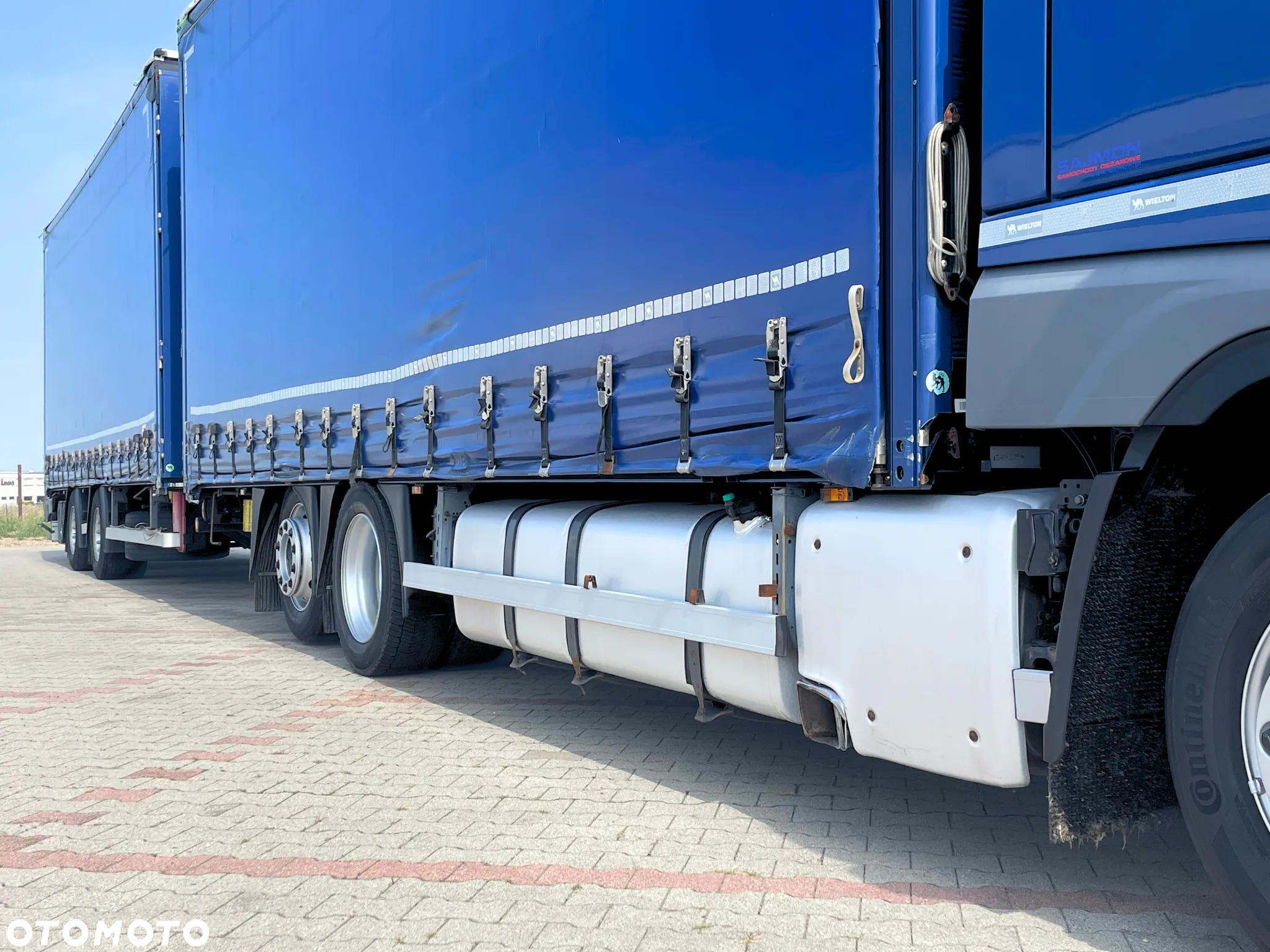 DAF XF 480 / ZESTAW TANDEM 120 M3 / PRZEJAZDOWY / 7,75 M + 7,75 M / SALON PL - 7