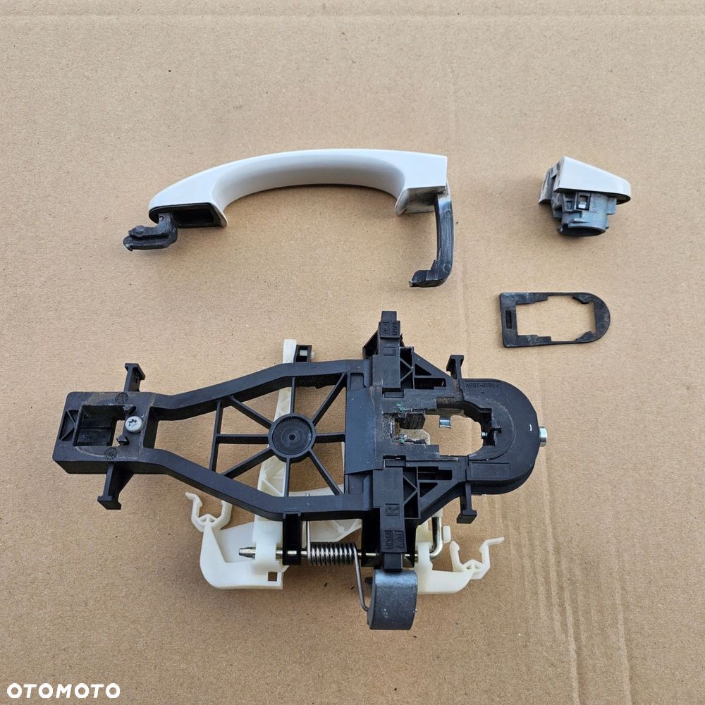 VW T5 LIFT T6 klamka drzwi przesuwnych prawa biała LB9A - 3