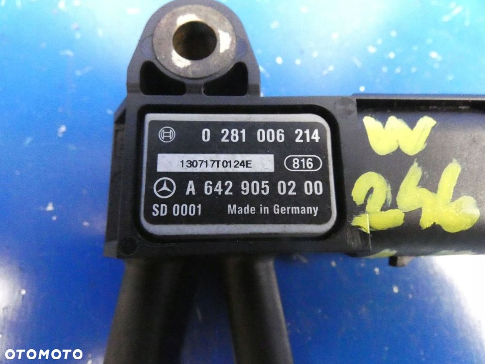 MERCEDES B W246 W176 CLA W117 1.8 2.2 CDI CZUJNIK CIŚNIENIA SPALIN DPF - 2