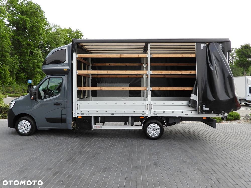 Renault MASTER PLANDEKA 10 PALET WEBASTO TEMPOMAT LEDY PNEUMATYKA KLIMATYZACJA  165KM - 9