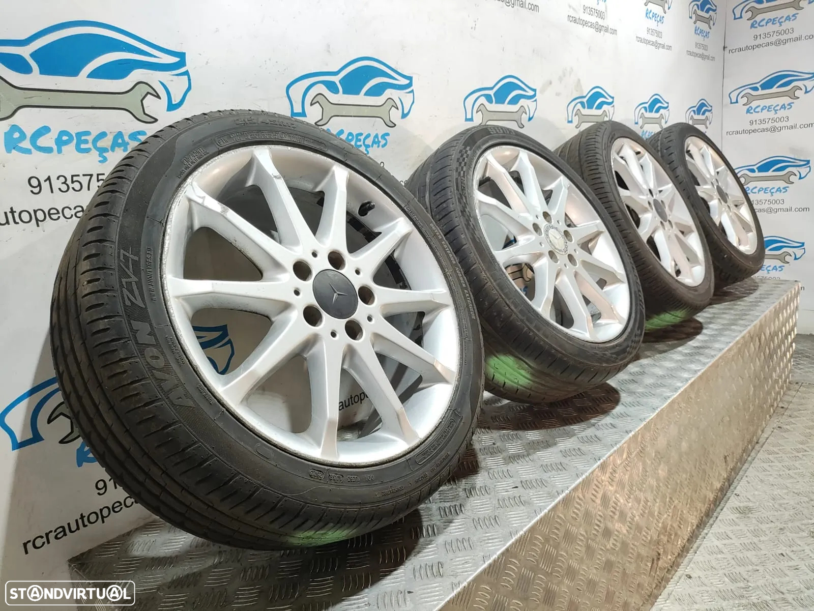Jantes 17 originais MERCEDES BENZ CLASS A W169 7J ET49 5x112 - 2