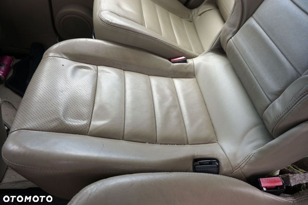 FOTELE FOTEL PRZEDNI LEWY PRAWY KANAPA WNĘTRZE SCENIC GRAND II PH2 LIFT SKÓRA BEŻOWA 7-OS RENAULT 2006-2009 - 15