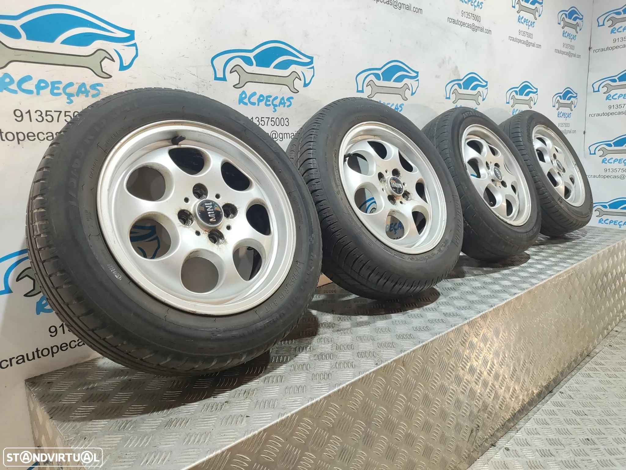 - Jantes 15 Originais Mini Cooper One 5,5J ET45 4x100 - 2