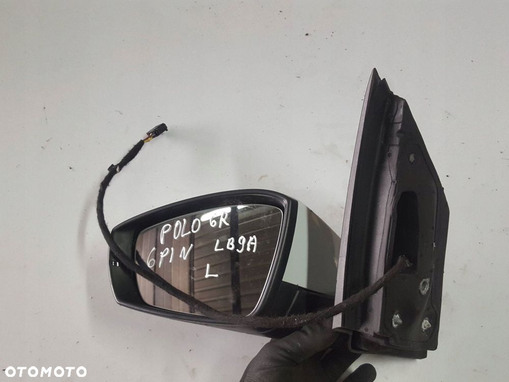 VW POLO 6R 09-14r LUSTERKO LEWE 6 KABLI LB9A - 2