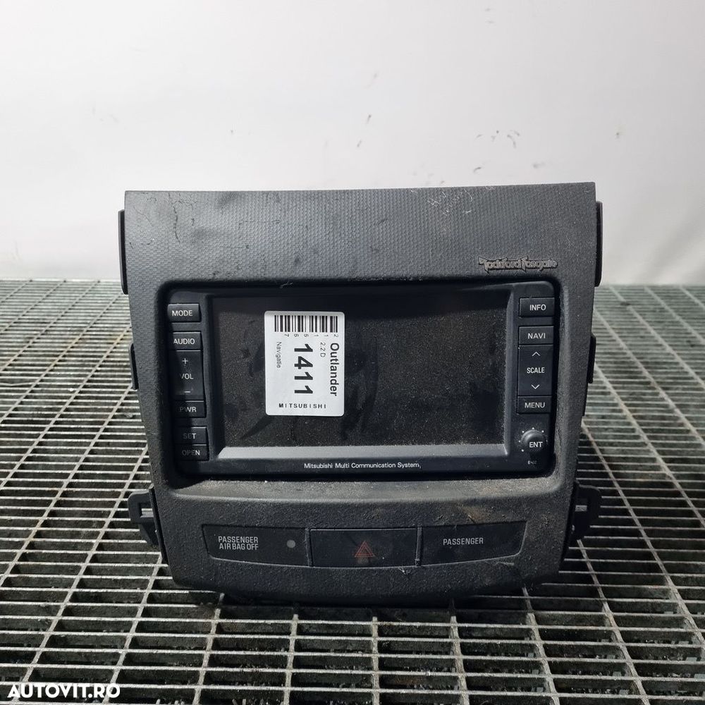 Navigatie Mitsubishi Outlander 2009 - 2012 (1411) 8750A143 - 1
