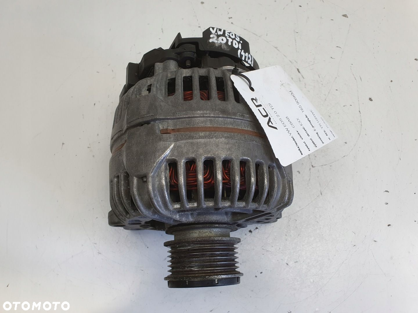 VW Passat B6 1.9 TDI ALTERNATOR bosch 06F903023F 140A - 3