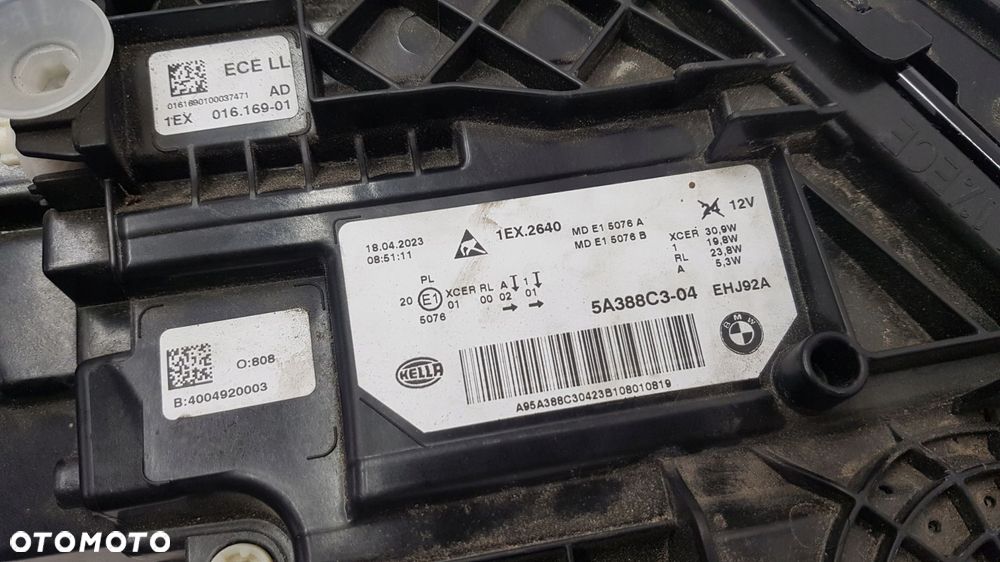 bmw 5 g30 g31 lift lci 20-24 lampa lewy przód eu led - 7