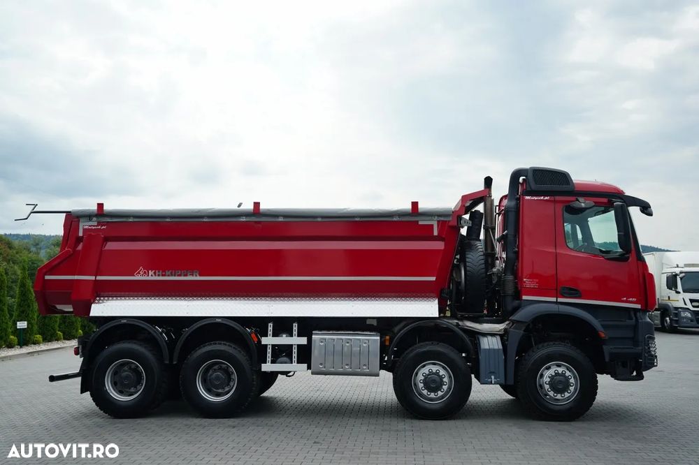 Mercedes-Benz AROCS 4145 / 8x8 / BASCULATOR SPATE / KH-KIPPER / EURO 6 - 12