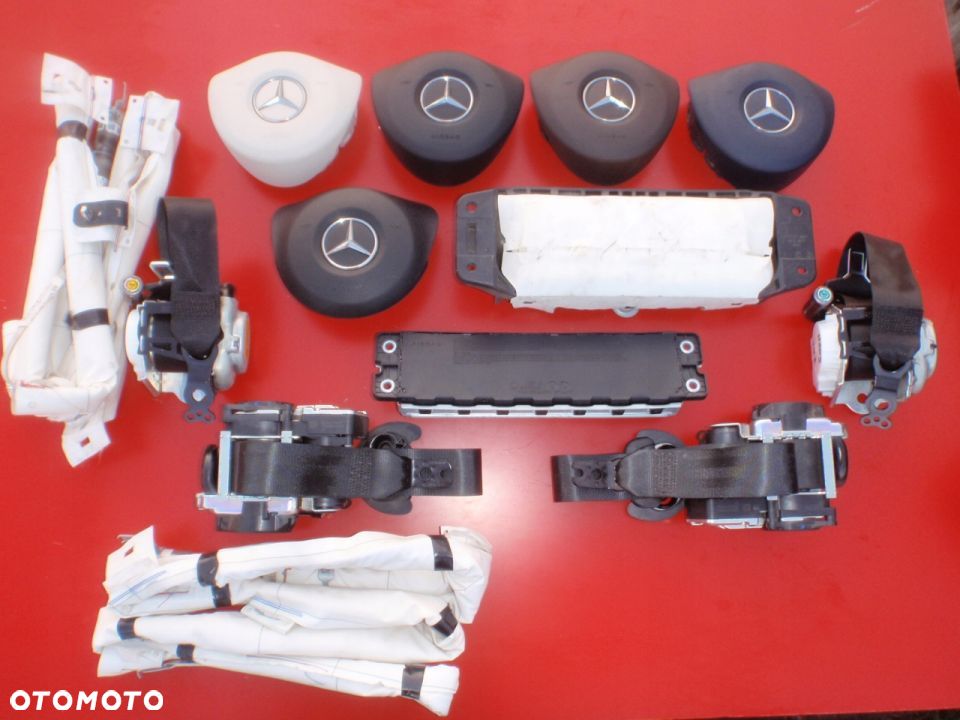 MERCEDES C W205 AIRBAG PODUSZKI PASY KURTYNA USA ! - 3