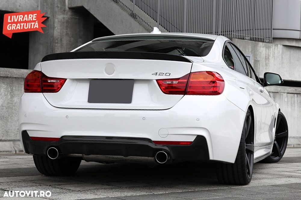 Difuzor Bara Spate Cu Evacuare Dubla BMW Seria 4 F32 F33 F36 M Performance Design - livrare gratuita - 11