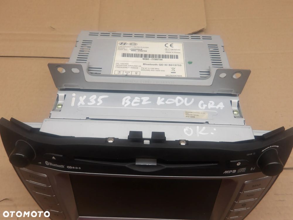 HYUNDAI IX35 2.0D RADIO NAWIGACJA 96560-2Y500TAN - 2