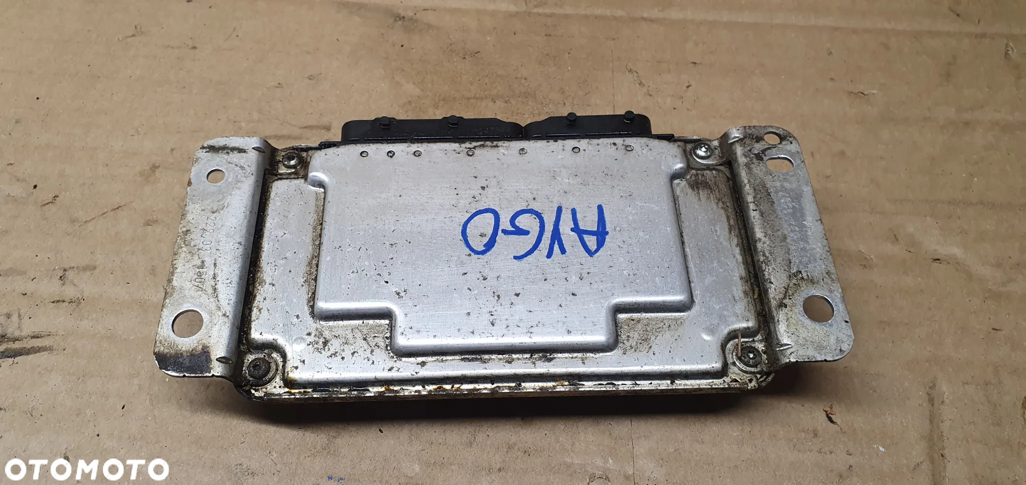 Komputer sterownik silnika Toyota Aygo 1.0 89661-0H022 0261208702 - 4