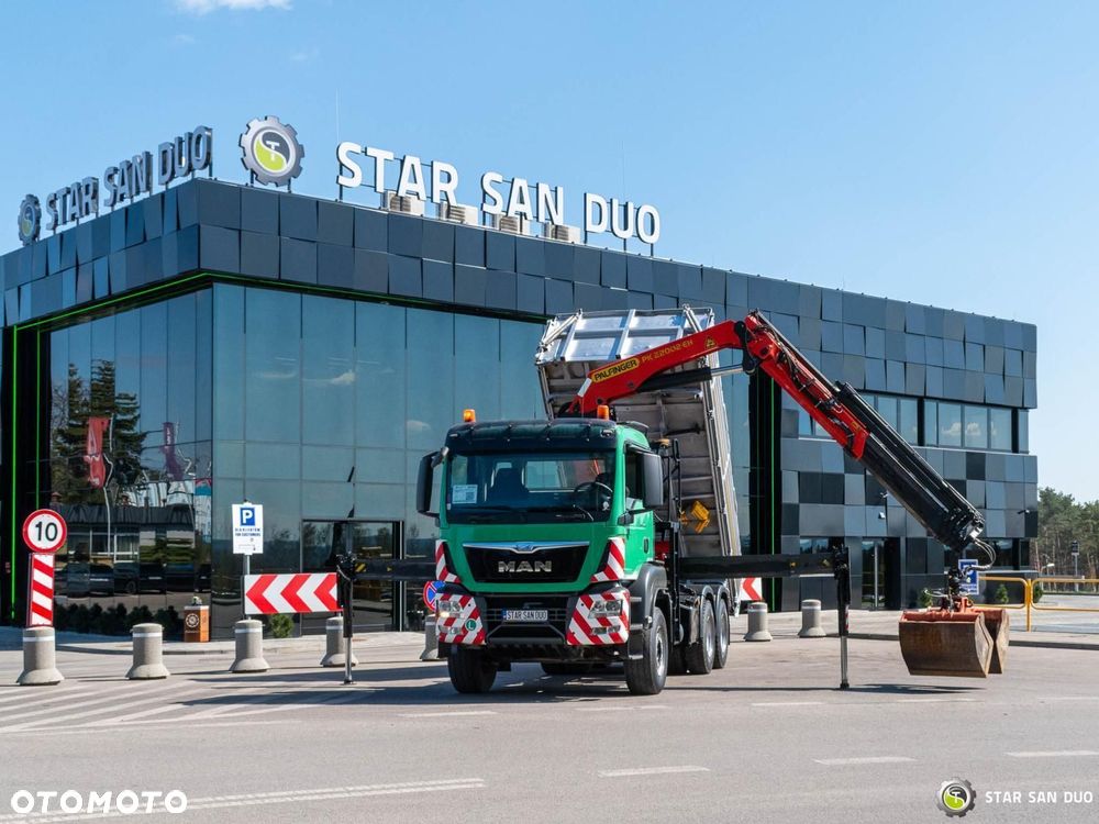 MAN TGS 33.440 6x4 PALFINGER PK 22002 EH HDS Żuraw Wywrotka Rotator - 13