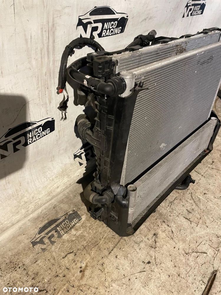 KOMPLET CHŁODNIC WENTYLATOR BMW G30 G31 G32 G11 G12 G14 G15 G16 BENZYNA - 4