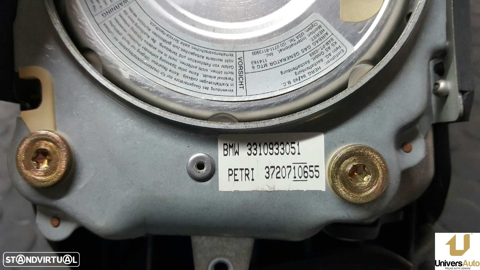 AIRBAG FRENTE ESQUERDO BMW SERIE 3 COUPE (E36) 316I - 3