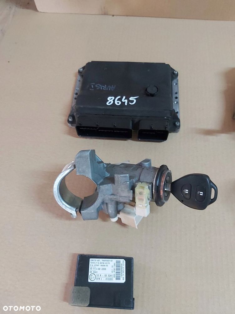 Toyota Auris I Lift stacyjka kluczyk komputer zestaw odpalenia 1,6 v-matic - 2