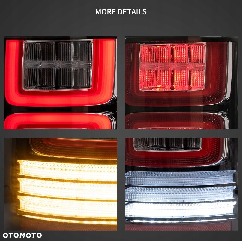 Lampy tyl kpl Full Led Neon Diody Europejskie Ford F150 F-150 XIII mk 13 14 - 9