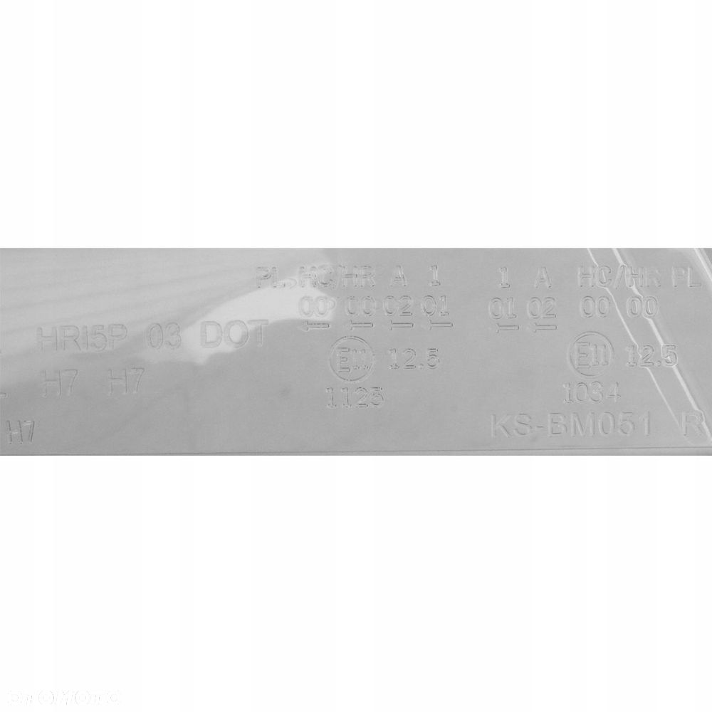Klosz Szklo plastik reflektor Uszczelka Bmw 5 e39 Lift Lci 2000-2004 kpl - 2