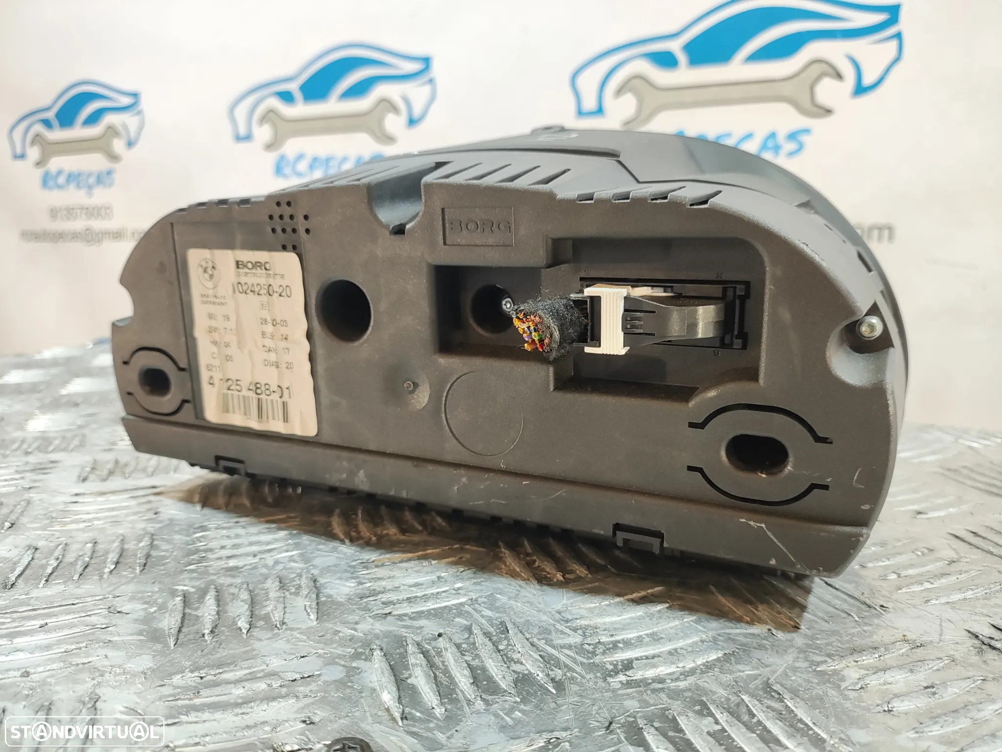 QUADRANTE MOSTRADORES BMW Z4 E85 ROADSTER E86 COUPE 62104125488 4125488 PAINEL INSTRUMENTOS - 11