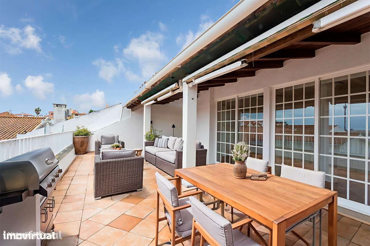 Fantástico T4 Duplex, com vista mar, em Cascais - Grande imagem: 4/34