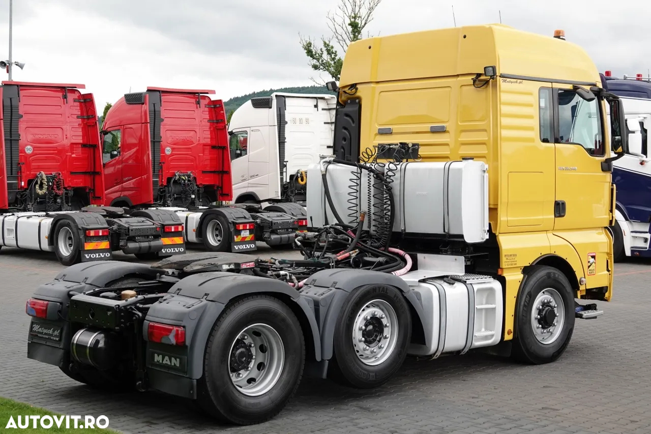 MAN TGX 26.540 / 6x2 / 6X4 / PUSHER / HIDRAULIC / I-PARK COOL / AXIE DE RIDICARE ȘI DIRECȚIE / MANUAL / semiremorcă cu 3 axe- - 7